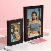 Kpop Blackpink Photo Frame Photo Wall Card Bedroom Living Room Solid Wood Decorative Photo Frame 5 inch 8 inch