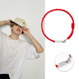 Kpop BTS Bracelet Bangtan Boys JIMIN Red Bracelet Lucky Rope Hand-woven Bracelet