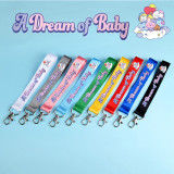 Kpop BTS Keychain Bangtan Boys Baby Series Name Bar Cartoon Keychain Mobile Lanyard Schoolbag Streamer