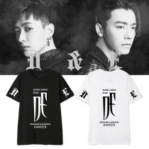 Kpop SUPER JUNIOR D&E Album Danger Peripheral Support Lee Donghae Hyuk Jae Eun Hyuk the same Short-sleeved T-shirt