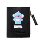 Kpop BTS  Wallet Bangtan Boys FLUFFY BABY Short Wallet Coin Purse Zipper Bag Wallet