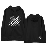 Kpop StrayKids Sweater Album Hooded Sweater Scars Same Loose Pullover Print Sweater