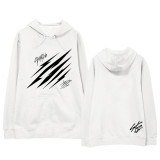 Kpop StrayKids Sweater Album Hooded Sweater Scars Same Loose Pullover Print Sweater