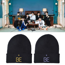 Kpop BTS Knitted Hat Bantan Boys New Album BE Knitted Hat Warm and Cold Hat