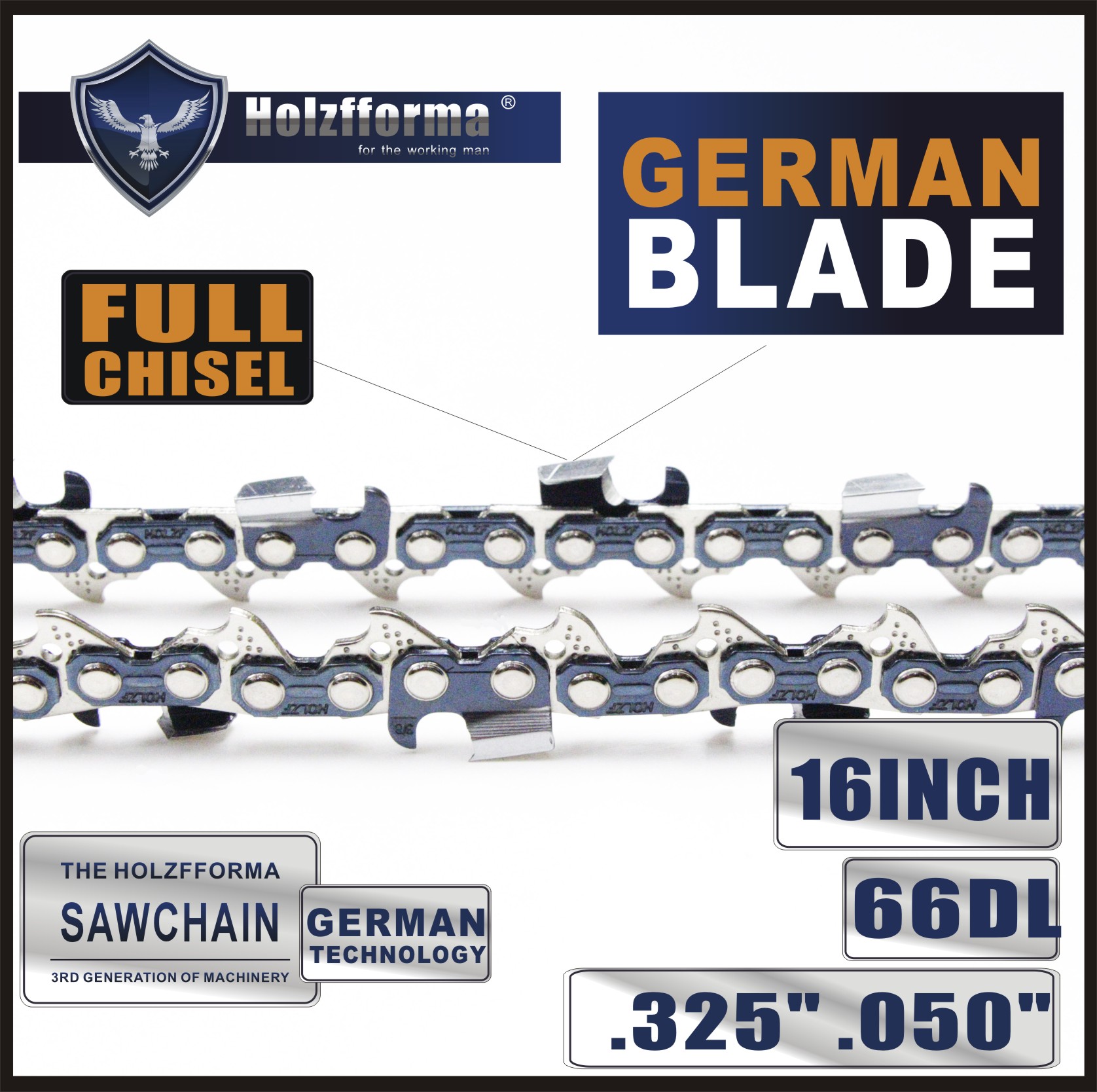 325 .050 16inch 66 Drive Links Saw 