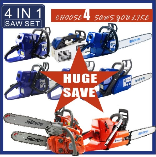 4IN1 SAW SET POWER HEAD ONLY PICK FOUR UNITS Holzfforma JonCutter Prebuilt Chain Saws G888 G660 G660PRO G466 G444 G388 G366 G255 G111 G372 G372XP PRO G395XP G40 G2500 G4500 G5800 Without bar and chain