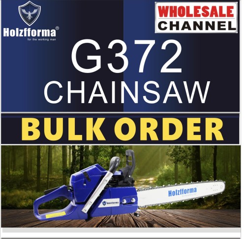 10 SAW BULK ORDER(Minimum Order Quantity 10 units) 65cc Holzfforma® Blue Thunder G372 Gasoline Chain Saws Power Head Without Guide Bar and Chain Top Quality All parts are For H362 365 372 Chainsaw