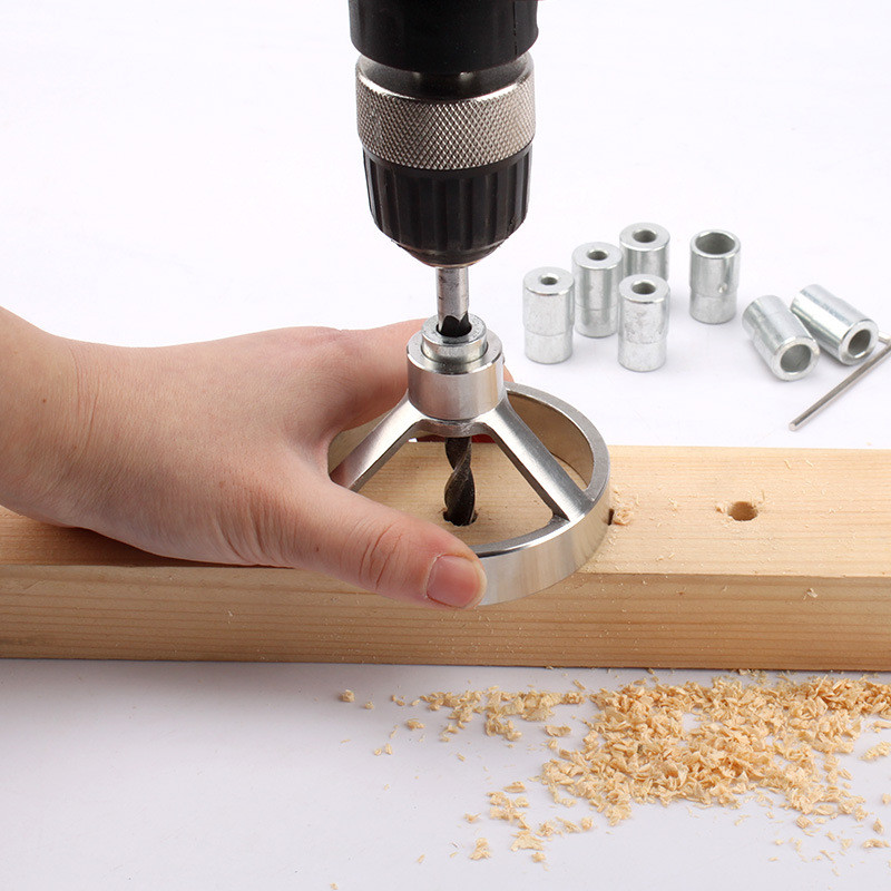 16pcs Drill Guide Hole Vertical Pocket Jig 5/6/7/8/9/10/12mm 90 Degree