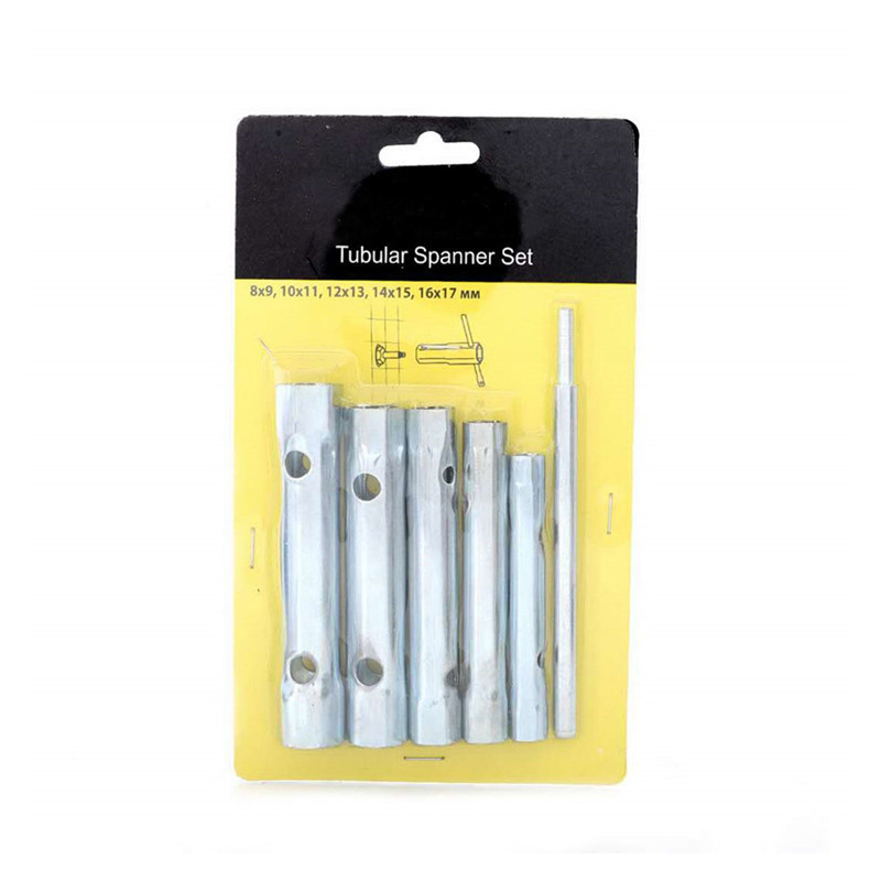 1 Pack Tap Spanner Double Ended Tubular Box Wrench for Faucet Nut