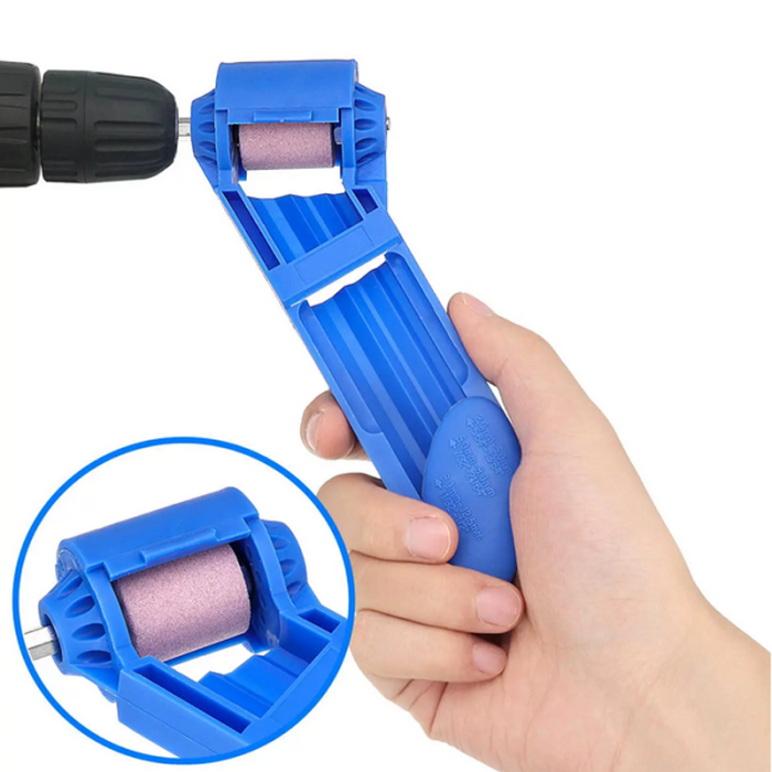 Portable Drill Bit Sharpener Corundum Grinding Wheel for Grinder Polishing Kit 