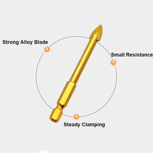 7pcs 3-12mm Hex Shank Multifunctional Glass Tile Punch Hole Opener Cement Triangle Rotor Drill Bit Hole Saw