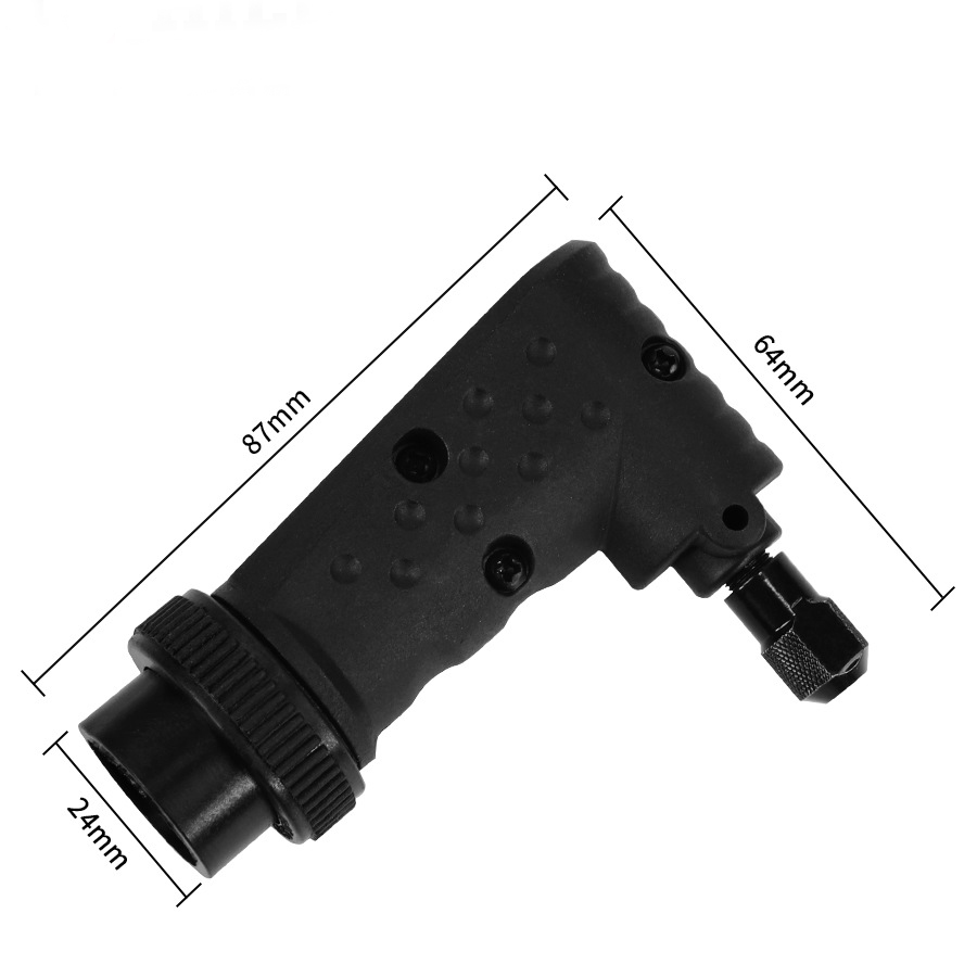 Right Angle Converter Rotary Tool Adapter Attachment for Dremel Electric Grinder 