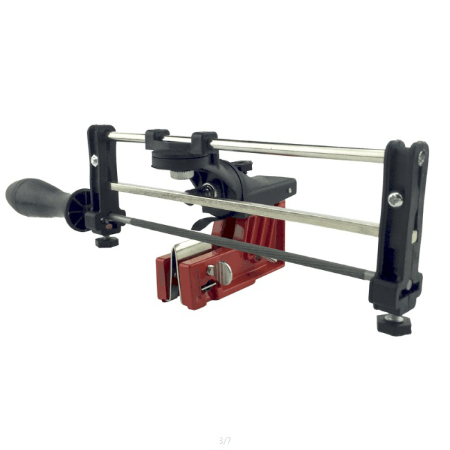 Holzfforma Bar Mounted Chain Sharpener Chainsaw Saw Chain Filing Guide