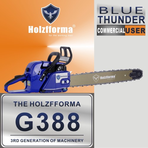 72cc Holzfforma® Blue Thunder G388 Gasoline Chain Saw Power Head Only Without Guide Bar and Saw Chain All Parts Are For 038 038 AV 038 MS380 MS381 MAGNUM Chainsaw