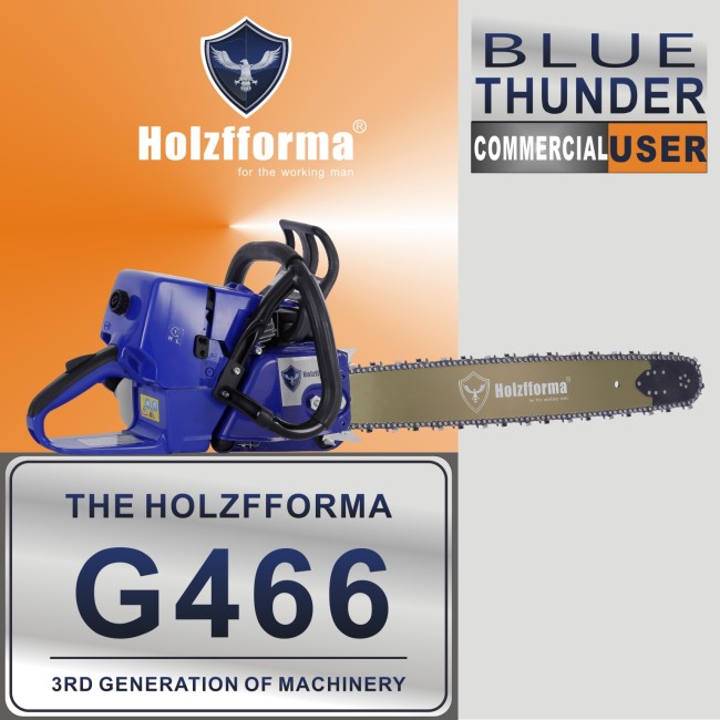 76.5cc Holzfforma® Blue Thunder G466 Gasoline Chain Saw Power Head Without Guide Bar and Chain All parts are For MS460 046 Chainsaw
