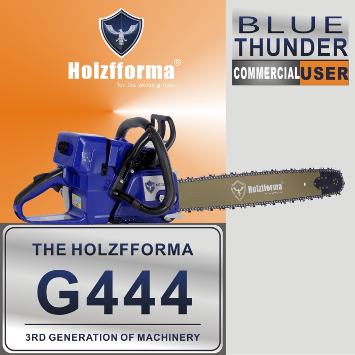 US STOCK - Holzfforma® 71CC Blue Thunder G444 MS440 044 Gasoline Chain Saw Power Head Without Guide Bar and Chain 2-4 Days Delivery Time Fast Shipping For US Customers Only