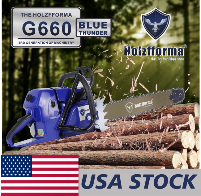 US STOCK - Holzfforma® 92cc Blue Thunder G660 MS660 066 Gasoline Chain Saw Power Head Without Guide Bar and Chain 2-4 Days Delivery Time Fast Shipping For US Customers Only