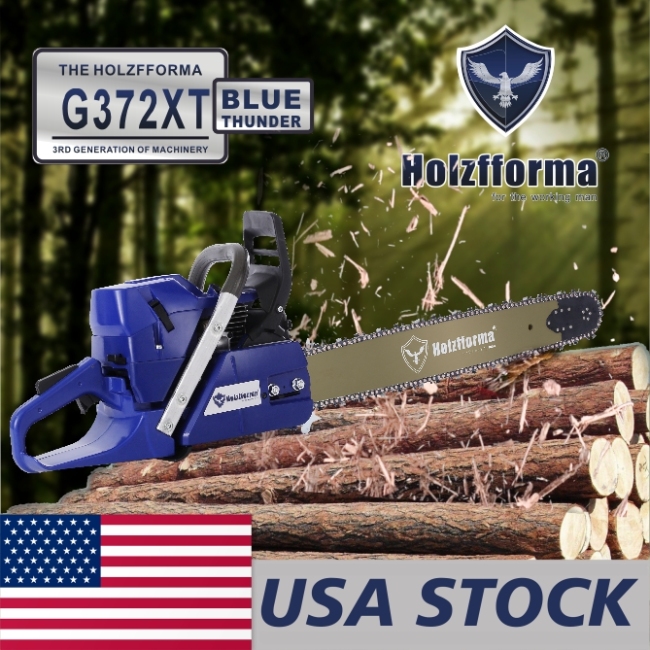 US STOCK - 71cc Holzfforma® G372XT Gasoline Chain Saw Power Head Lower Fuel Consumption 50mm Bore Without Guide Bar and Chain Top Quality By Farmertec All Parts Are For H372X TORQ Chainsaw 2-4 Days Delivery Time Fast Shipping For US Customers Only