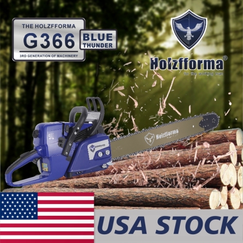 US STOCK - 59cc Holzfforma® Blue Thunder G366 Gasoline Chain Saw Power Head Only Without Guide Bar and Saw Chain Parts Are For MS361 Chainsaw 2-4 Days Delivery Time Fast Shipping For US Customers Only