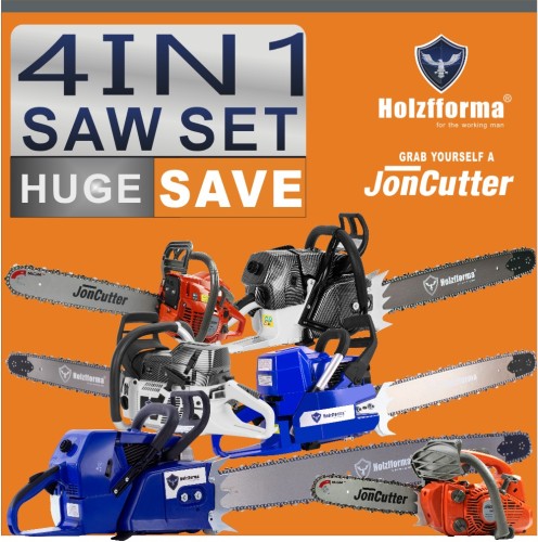 4IN1 SAW SET POWER HEAD ONLY PICK FOUR UNITS Holzfforma JonCutter Prebuilt Chain Saws G888 G660 G660PRO G466 G444 G388 G366 G255 G111 G372 G372XP PRO G2500 G4500 G5800 Without bar and chain