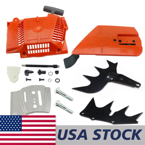 US STOCK - Chain Sprocket Cover Big Size Felling Dog Bumper Spike Recoil Starter Chain Adjuster Bar Plate Collar Screw Combo For Husqvarna 362 365 372 372XP Chainsaw 2-4 Days Delivery Time Fast Shipping For US Customers Only
