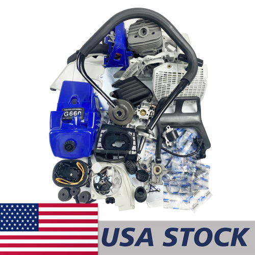 US STOCK - Farmertec Complete Aftermarket Blue Repair Parts For Stihl MS660 066 Chainsaw Engine Motor 2-4 Days Delivery Time Fast Shipping For US Customers Only
