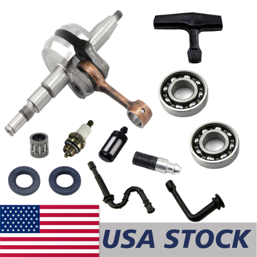 US STOCK - Crankshaft Grooved Ball Bearing Oil Seal Starter Grip Fuel Oil Line Hose Filter Combo For Stihl MS290 029 Chainsaw 2-4 Days Delivery Time Fast Shipping For US Customers Only