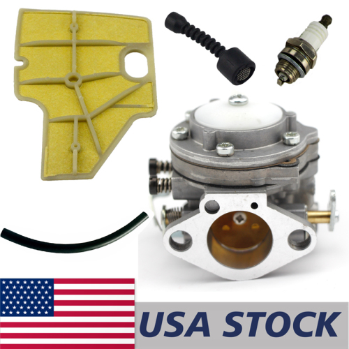 US STOCK - Carburetor Air Filter Oil Fuel Filter Spark Plug Combo For Stihl 070 090 Chainsaw 2-4 Days Delivery Time Fast Shipping For US Customers Only