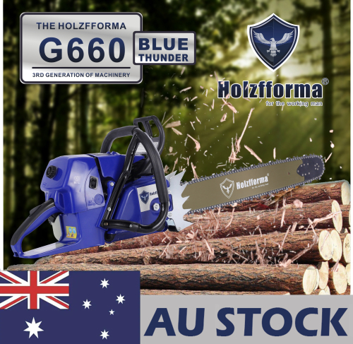 AU STOCK - Holzfforma® 92cc Blue Thunder G660 MS660 066 Gasoline Chain Saw Power Head Without Guide Bar and Chain 2-4 Days Delivery Time Fast Shipping For AU Customers Only