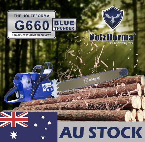 AU STOCK only to AU ADDRESS - Holzfforma® 92CC Blue Thunder G660 MS660 066 Gasoline Chain Saw Power Head Without Guide Bar and Chain 2-4 Days Delivery Time Fast Shipping For AU Customers Only