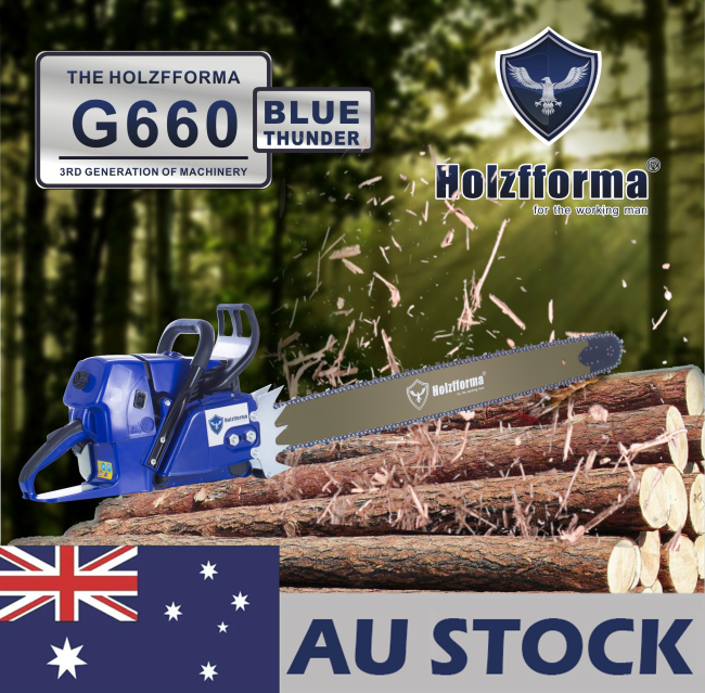AU STOCK - Holzfforma® 92CC Blue Thunder G660 MS660 066 Gasoline Chain Saw Power Head Without Guide Bar and Chain 2-4 Days Delivery Time Fast Shipping For AU Customers Only