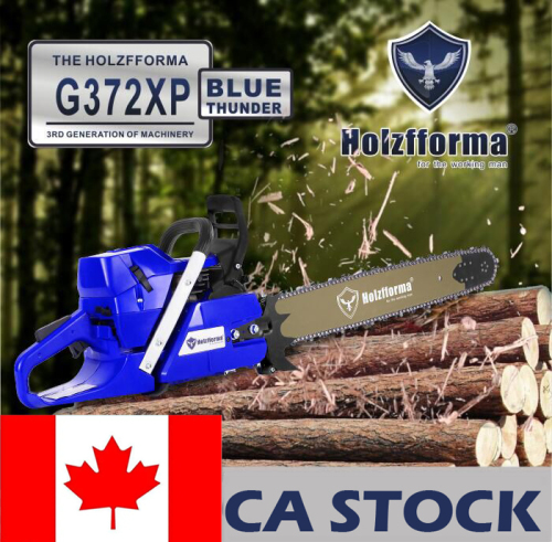 CA STOCK - 71cc Holzfforma® G372XP Gasoline Chain Saw Power Head 50mm Bore Without Guide Bar and Chain Top Quality By Farmertec All Parts Are For Husqvarna 372XP Chainsaw 2-4 Days Delivery Time Fast Shipping For CA Customers Only