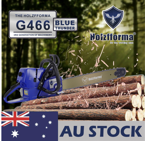 AU STOCK - Holzfforma® 76.5CC Blue Thunder G466 MS460 046 Gasoline Chain Saw Power Head Without Guide Bar and Chain 2-4 Days Delivery Time Fast Shipping For AU Customers Only