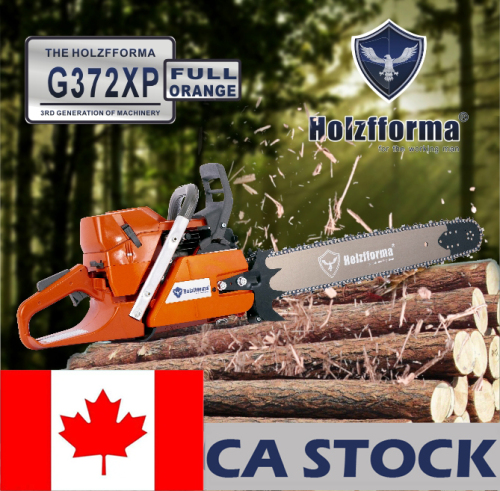 CA STOCK - 71cc Holzfforma® G372XP Gasoline Chain Saw Power Head 50mm Bore Without Guide Bar and Chain Top Quality By Farmertec All Parts Are For Husqvarna 372XP Chainsaw 2-4 Days Delivery Time Fast Shipping For CA Customers Only
