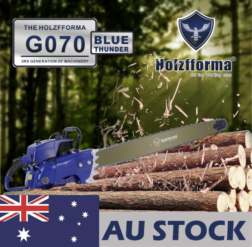 AU STOCK only to AU ADDRESS - Holzfforma® 105CC Blue Thunder G070 070 090 Gasoline Chain Saw Power Head Without Guide Bar and Saw Chain 2-4 Days Delivery Time Fast Shipping For AU Customers Only