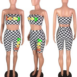 2 Piece Women's Shorts Set For Summer 6009