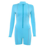3 Colors Long Sleeve Reflectived Romper 1734681