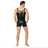 Sexy Men Lingerie Clubwear Jumpsuit with Straps TCJ934