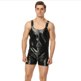Sexy Men Lingerie Clubwear Jumpsuit with Straps TCJ934