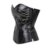Corset for Party Dress Up Cosplay Steampunk Leather Corset TW70138