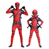 Children Full Bodysuit Deadpool Costume TMX002-2