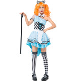 Asymmetrical Alice Cosplay Costume TLQZ7042