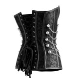 Brocade Corset With Chain Side TW7421