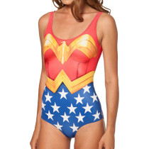 Superman Printed One Piece Swimsuit (TLN1101)