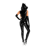 Devil Halloween Sexy Hoodie Jumpsuit Costume with Gloves TXX6853