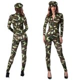 2PCS Army Jumpsuit Costume TLQZ16046