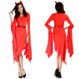 Sexy Long Dress Devil Costume TLQZ15006-1