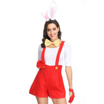 Sexy Bunny Cosplay Halloween Adult Lady Costume (TCLP4321)
