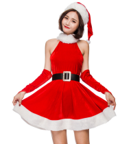 M-L Santa Girl Christmas Holiday Costume TLQZ3302