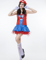 M-XL Sexy Women Mario Costume TLQZ2801-1